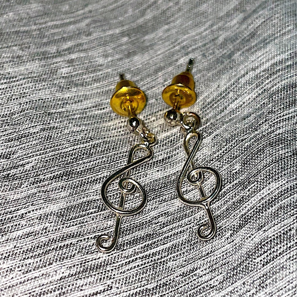 Treble Clef Earrings